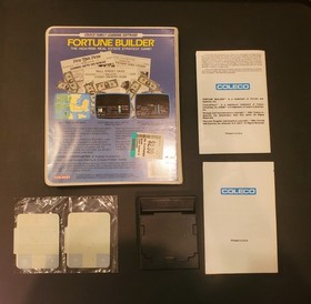 Fortune Builder ColecoVision & Adam 1984 CIB Complete in Box TESTED/WORKING 