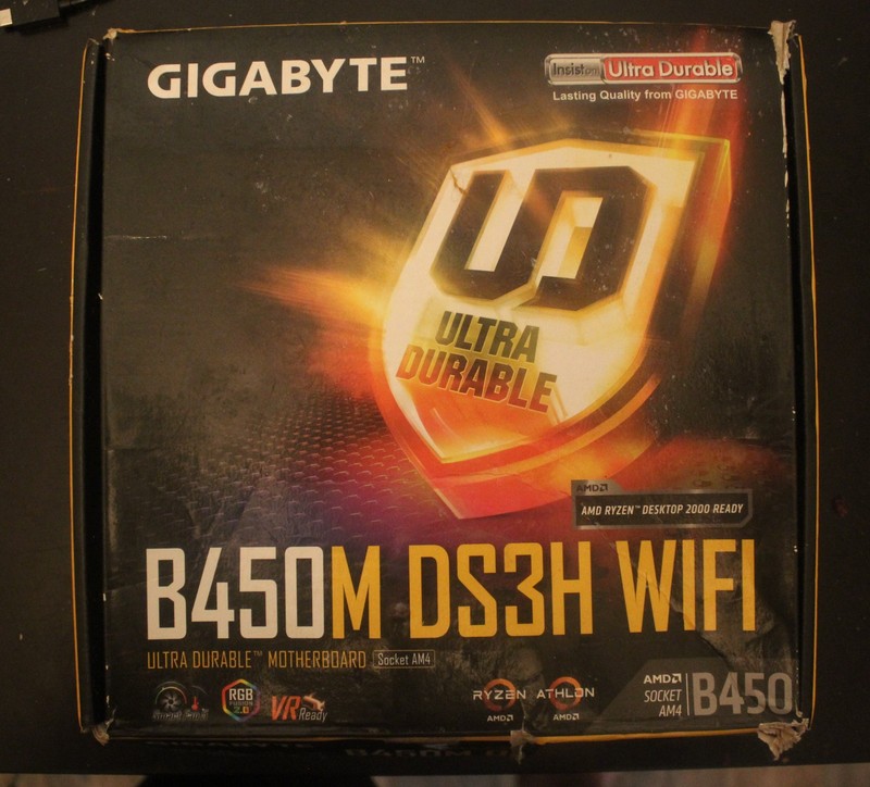 Gigabyte B450M DS3H WiFi V2 AM4 DDR4 mATX Motherboard