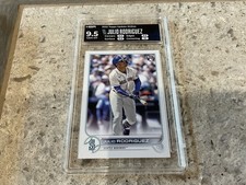 2022 Topps Update Series Julio Rodriguez #US44 Seattle Mariners HGA 9.5 Gem Mint