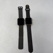 Lot Of 2 Apple Watch Series 2 42MM w/ Bands - Unable To Update - Parts Or Repair
