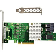 SAS HBA Card Compatible with LSI 9211-8i IT Mode PCIe SATA Expansion Card, 8-Por