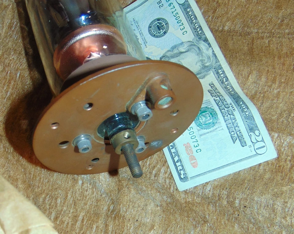 TUBO CONDENSADOR DE VIDRIO JENNINGS TIPO R10 MUY RARO *GRANDE FUNCIONANDO BIEN DEBES VERLO++ Foto 2 de 4