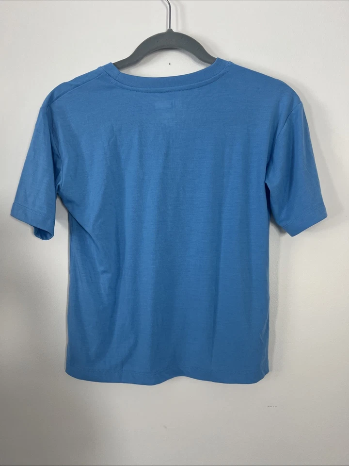 Camiseta manga corta GapKids Marvel Boys mediana (8) azul gráfico Spiderman Foto 3 de 4