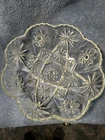VINTAGE EARLY AMERICAN PRESCUT PANELED SCALLOPED BOWL BY ANCHOR HOCKING 1960-70s