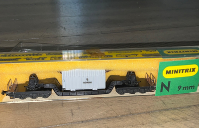 N-Scale Minitrix Bogie Transformer Wagon 
