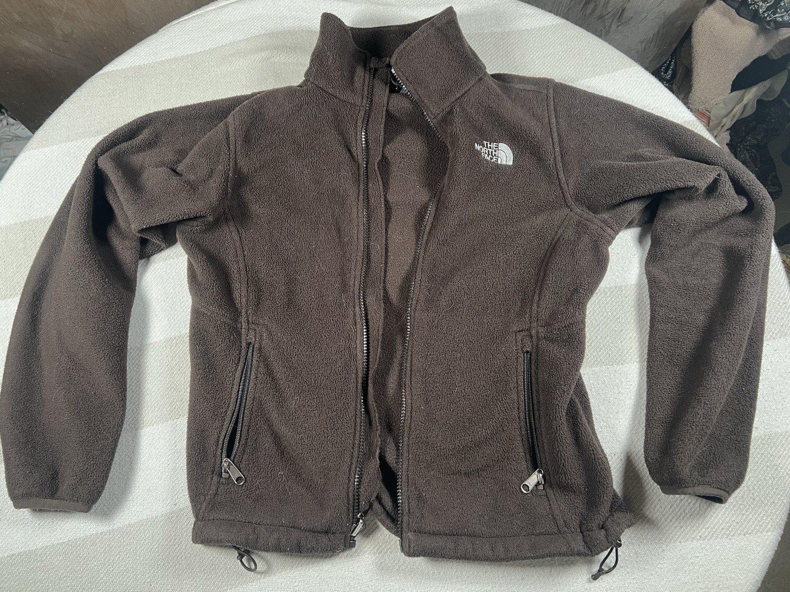 The North Face Women's Alpine PolarTec Fleece Jacket in Brown Size S