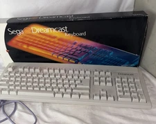 Sega Dreamcast Keyboard Model HKT-7620 OEM Authentic W/box