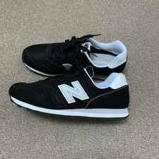 Image of New Balance Mens 373 Trainers Shoes Sneakers Heritage Black ML373KB2 UK 8.5