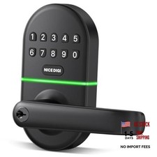Keypad Door Lock with Handle, Smart Keyless Entry with Code for Front Door 