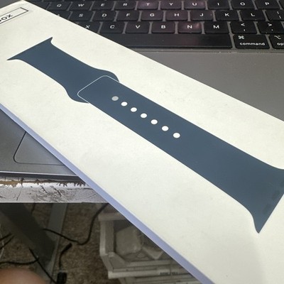 Apple Sport Band for Watch Series 7 - Abyss Blue, Size Regular (41mm) 38mm 40mm