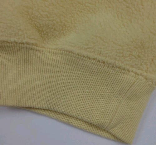 Vintage Y2k GAP Fleece Hoodie Sweatshirt hellgelb Spellout Sport USA Gr. L Vintage - Bild 5 von 5