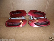 VOLVO V70 2004 MK2 FRONT ,REAR EXTERIOR DOOR HANDLE METALLIC RED ,1 ONLY