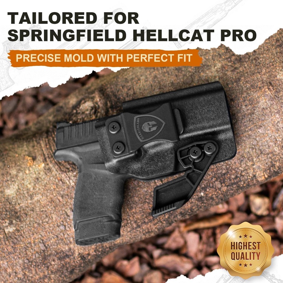 IWB Kydex Holster Optics Cut & Claw: Springfield Armory Hellcat Pro ...