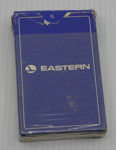 DECK OF VINTAGE EASTERN AIRLINES ADVERTISING PLAYING CARDS IN BOX - Picture 2 of 4