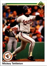 1990 Upper Deck MickeyTettleton #297 Baltimore Orioles Baseball Card