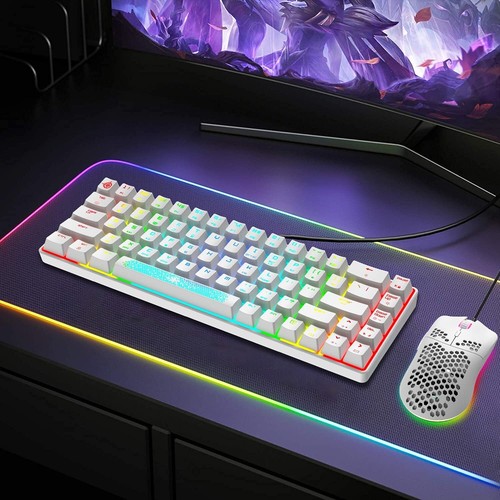 Portable RGB Gaming Mechanical Keyboard USB Type C 68 Keys Anti-ghosting 60% RGB - Picture 9 of 16