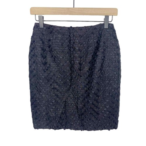 Anna Sui, Vintage Anna Sui Size 6 Women's Textured Skirt Black Size 6 GUC