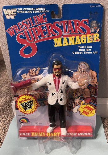 LJN WWF Wrestling Superstars 1986 Jimmy Hart Mouth...