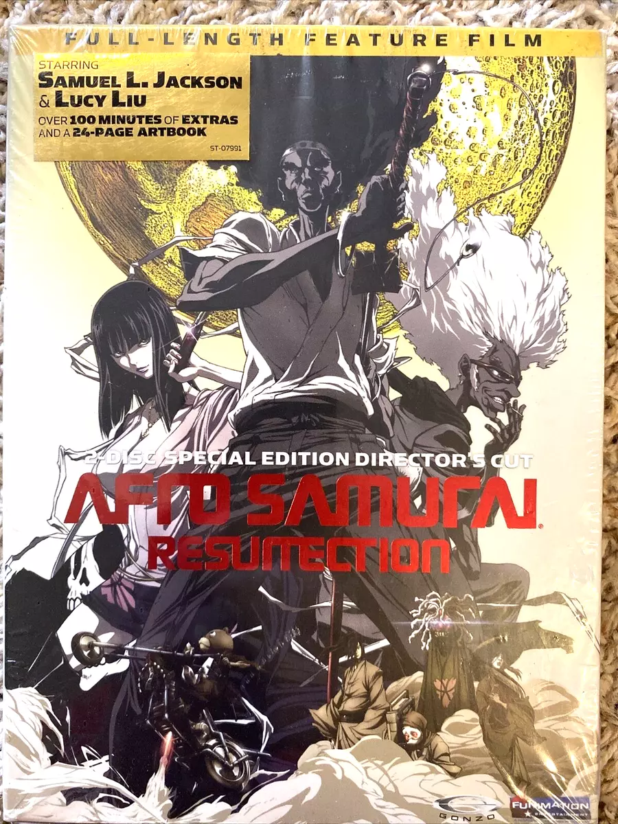 New Sealed Afro Samurai Resurrection 2-Disc Directors Cut DVD