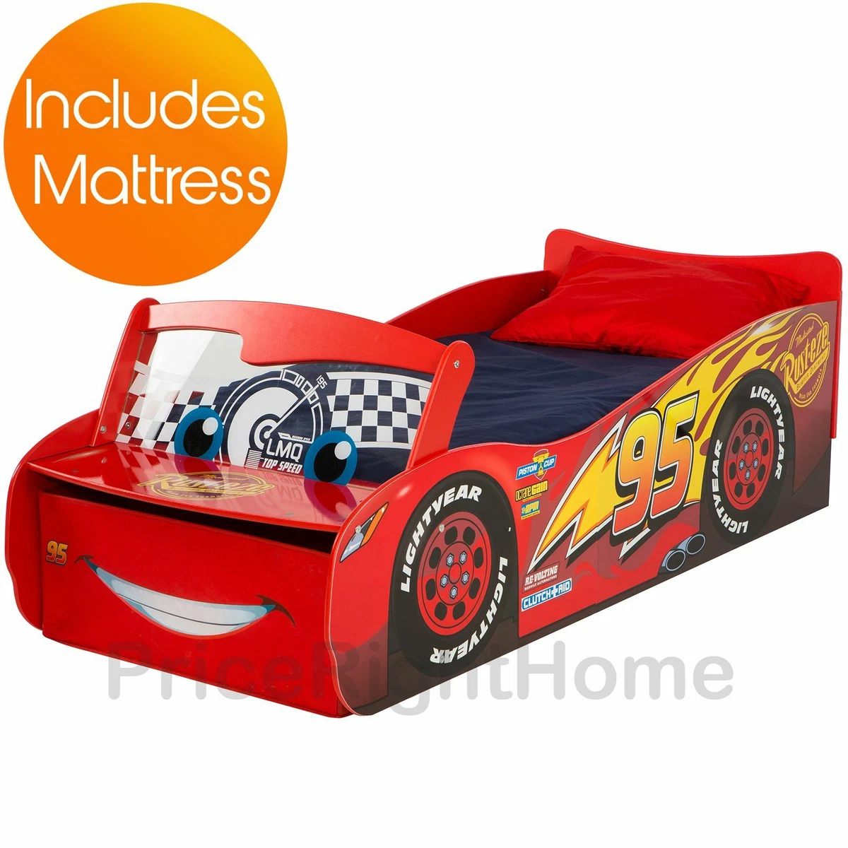 Lightning mcqueen kids shop bed