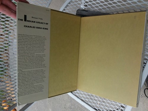 Vintage 1976 SIGNED Book "Indian Legacy Charles Bird King" Native American Decor - Imagen 2 de 9