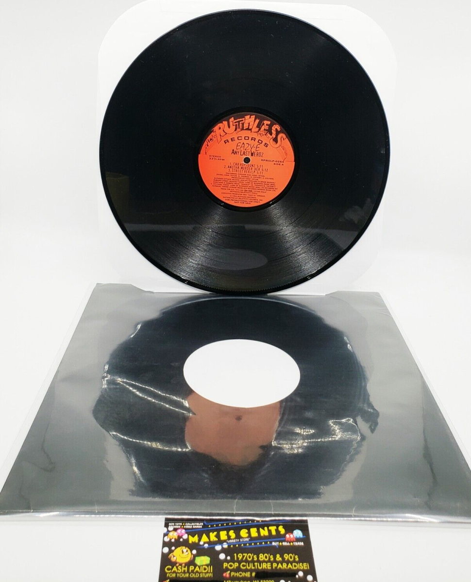 Eazy-E Any Last Werdz 12” Promo Vinyl Record LP Ruthless Eazy-E Any Last Werdz 12” Promo Vinyl Record LP Ruthless