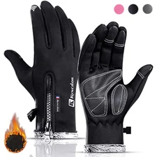 Men Women Winter Thermal Gloves Windproof Waterproof Warm Touch Screen Gloves