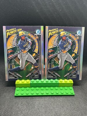 2024 Bowman Chrome Prospect Power-Up Jackson Chourio Rc #PP-6 X2