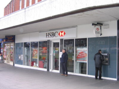 Foto 6x4 HSBC Bank Acocks grün 40.11.01 Acock's Green Die Seite von HSBC um 2008