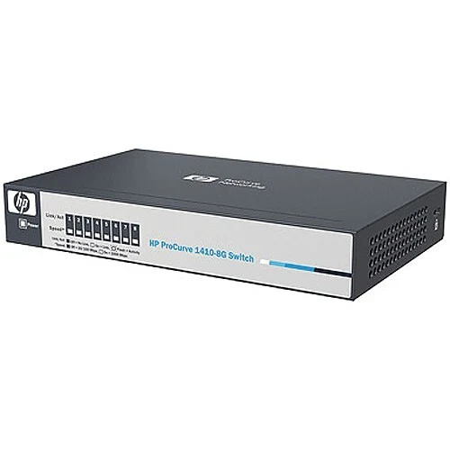 HP ProCurve 1410 Series Silver 8-Port Gigabit Unmanaged Layer2 Ethernet Switch - Image 3 of 4