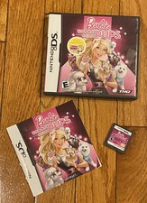 Barbie: Groom and Glam Pups Nintendo DS Game Case Manual Instructions