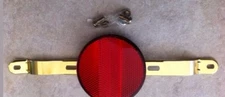 NEW  GOLD REAR REFLECTOR FOR BICYCLE BANANA SEAT SISSY BARS