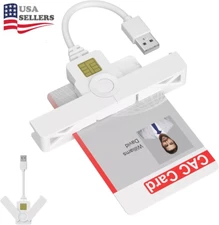 Foldable CAC Card Reader Military, Smart Card Reader DOD Military USB Common Acc