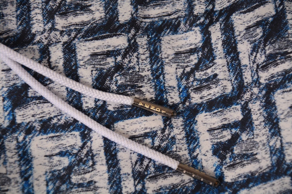 Fendi Men's Luxury Swim Shorts S | White Blue FF Brushstroke Monogram Premium - Изображение 3 из 4