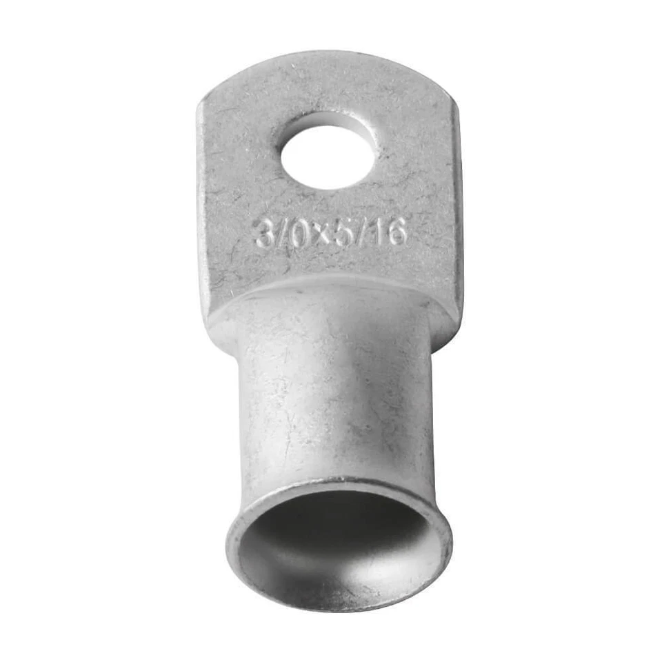3/0AWG Wire Lugs Cable Crimp Connector 5pcs Tinned Copper 5/16'' Ring Terminals - Image 4 of 4
