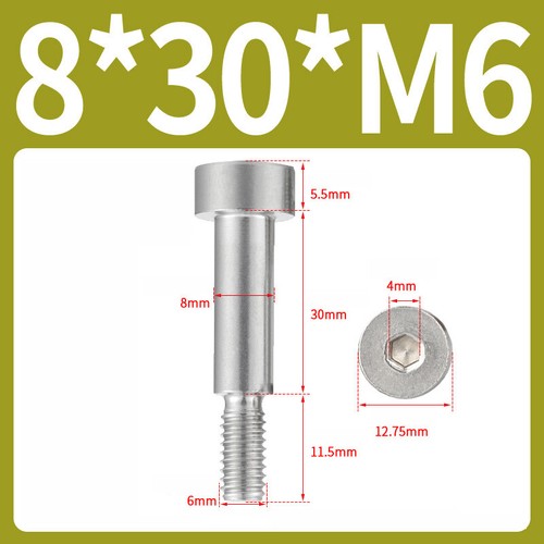 Shoulder Bolt Screws A2 Stainless Steel - Allen Socket Head M4 M5 M6 M8 M10 - Picture 48 of 97