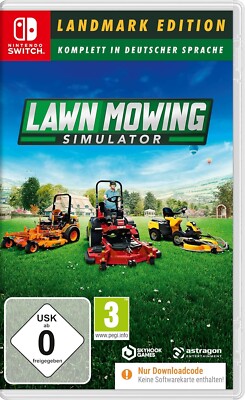 Lawn Mowing Simulator - Landmark Edition * Nintendo SWITCH * DL-Code * NEU&OVP *
