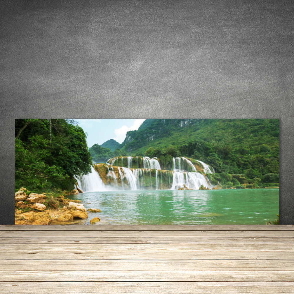 Crédence de cuisine en verre anti-éclaboussures 125x50 grand panorama