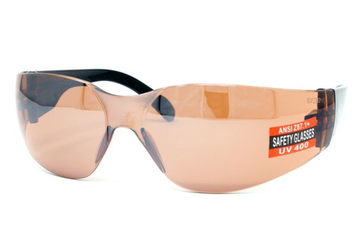 New Global Vision Rider Motorcycle Sunglasses Clear Yellow Copper Tinted & Pouch - Picture 24 of 30