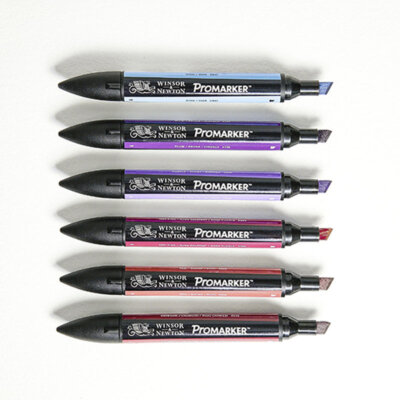 Winsor Newton Promarker Pens Art Markers,  189 Colours Available