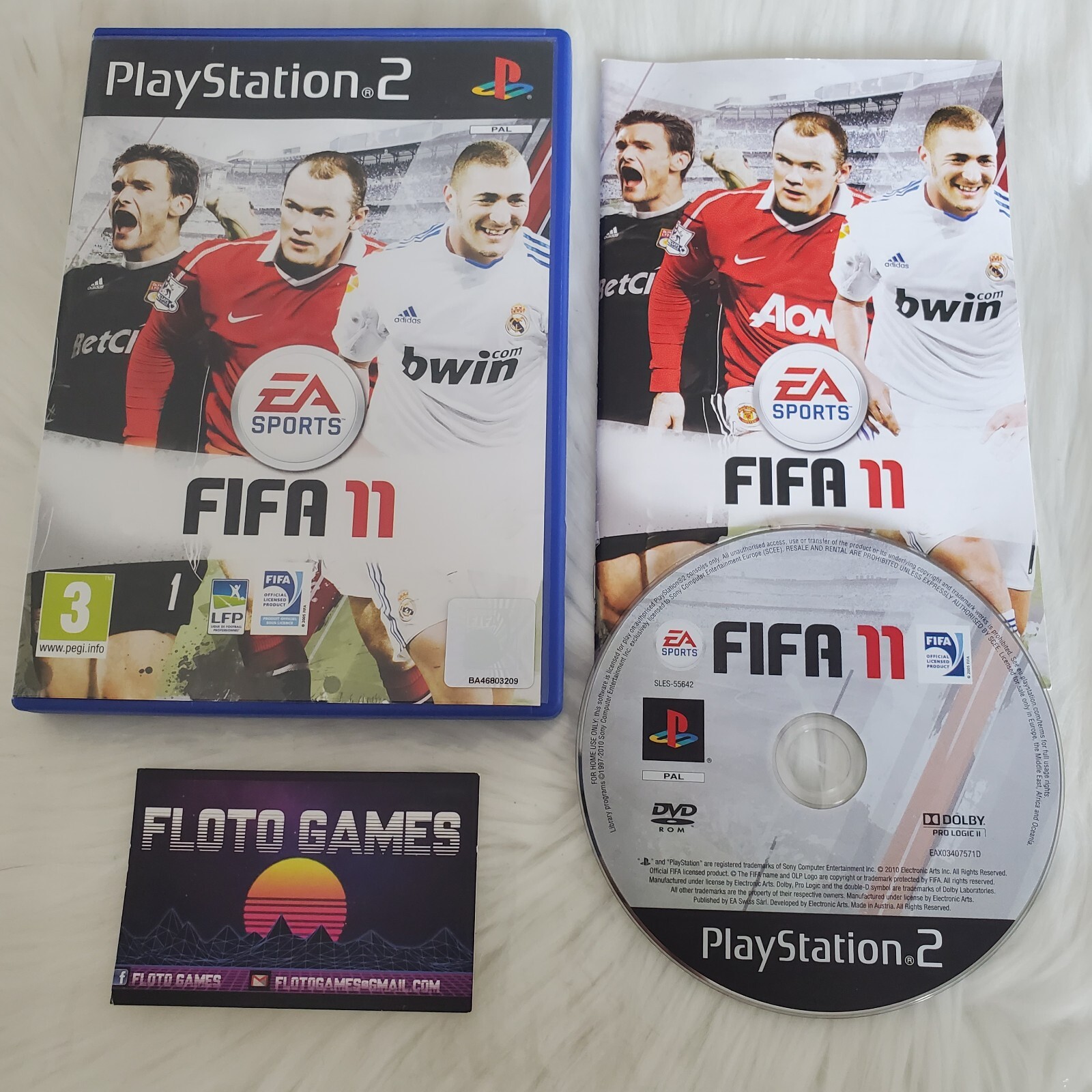 Jeu FIFA 11 pour PS2 Complet CIB PAL FR - Floto Games