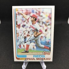 PAUL MOSKAU 1982 TOPPS VINTAGE BASE CARD #97 CINCINNATI REDS