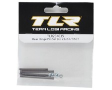 TLR234035 Rear Hinge Pin Set 4 : 22/2.0/T/SCT