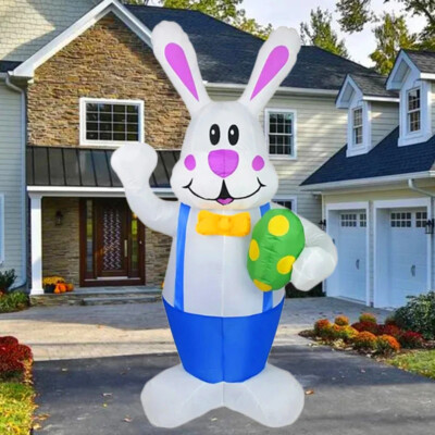 6.2FT Inflatable Easter Bunny Decoration Blow Up Easter Yard Holiday Party Decor