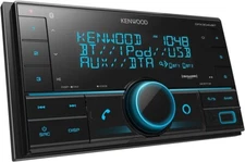 Kenwood DPX305BT 2-DIN Digital Media Receiver w/Bluetooth Mechless Amazon Alexa