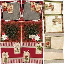 SEASON OF SANTA NPM - Scrapbook Layout Set