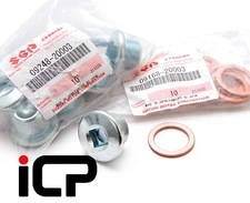 Genuine Axle Diff Oil Filler Drain Plug & Washer Fits: Suzuki Jimny 98-18 