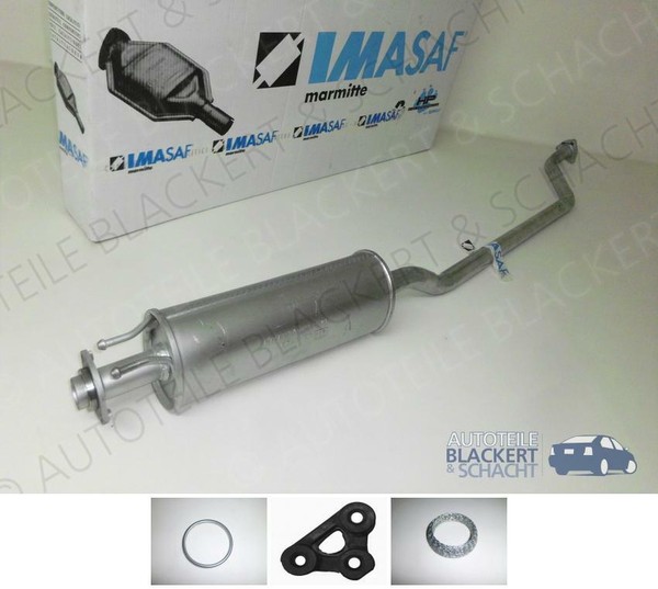Imasaf Auspuff Mitteltopf+Anbauteile für Honda Stream (RN3) 2.0 115KW 2001-2007-image