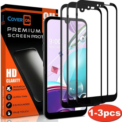 Tempered Glass [1-3pcs] For LG Phoenix 5 / Fortune 3 Screen Protector Clear 9H