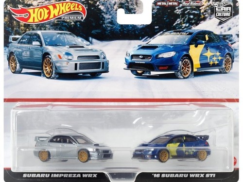 CAR CULTURE 2-Packs - Subaru Imprezze WRX - 2016 WRX STi - HOT WHEELS 1:64 - Bild 1 von 6